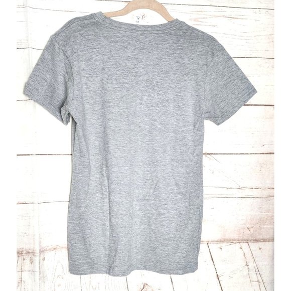 Tultex Assistant To The Regional Manager Woman Silver Crew Neck T Shirt Cotton - Picture 4 of 9